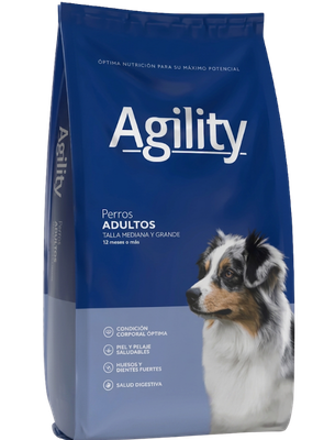 Agility Perros Adultos – Talla mediana y grande